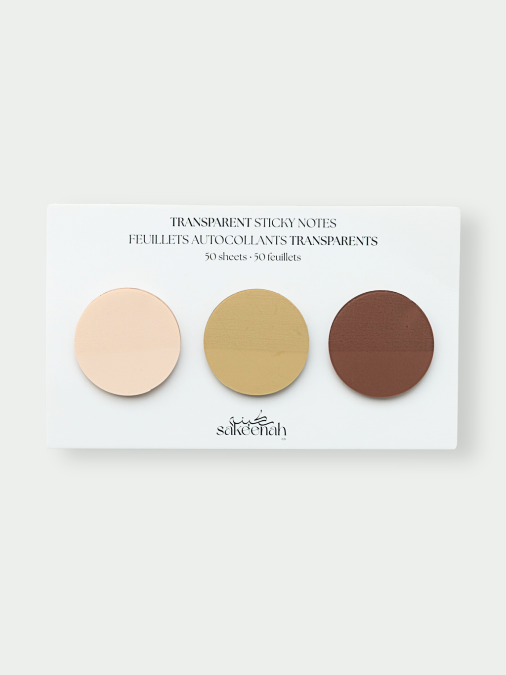 Transparent Sticky Notes - Set of 3