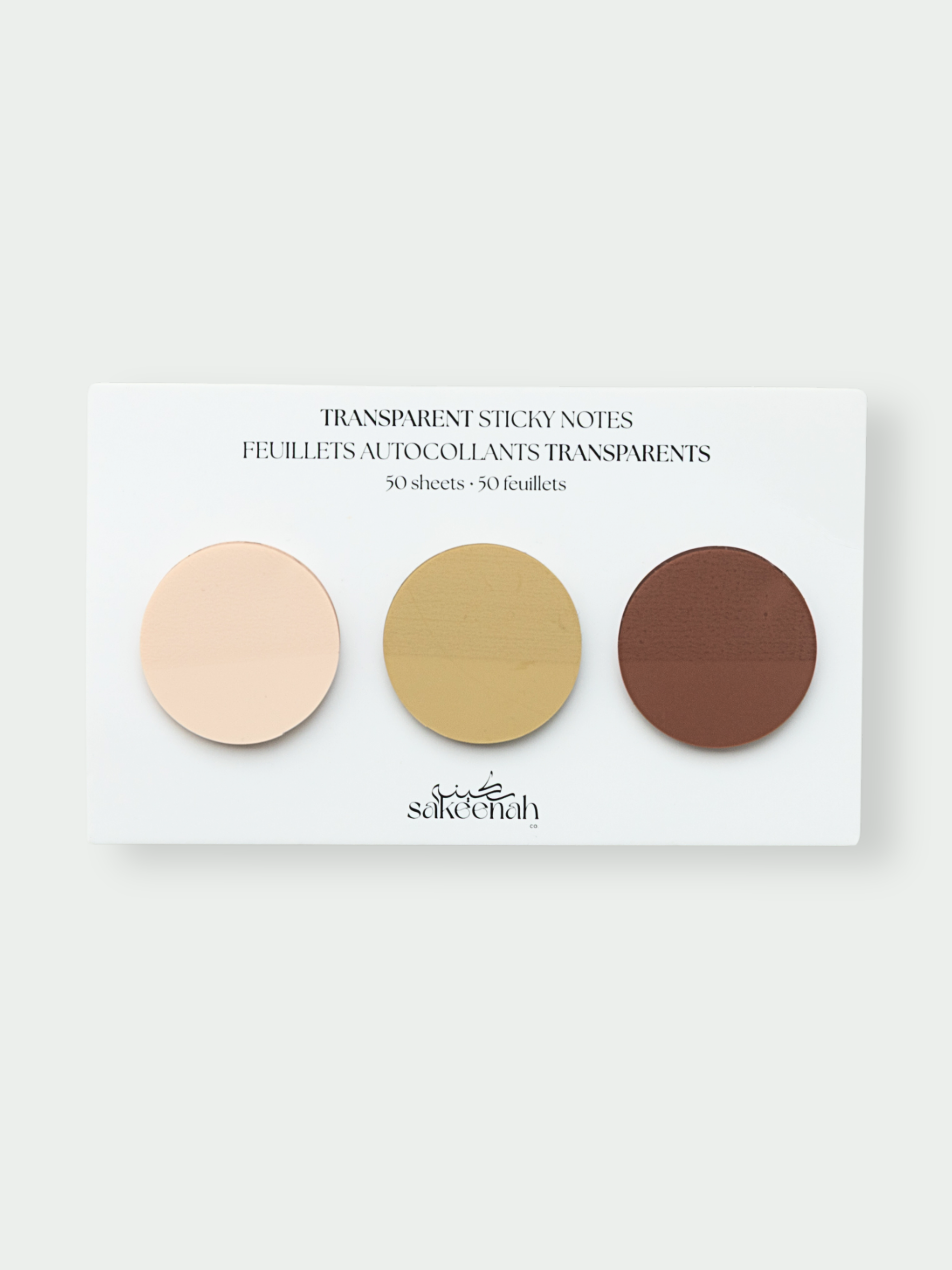 Transparent Sticky Notes - Set of 3